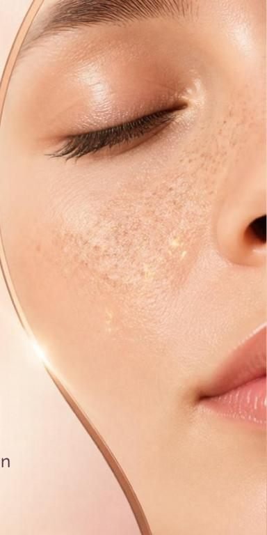 Rostro con pecas